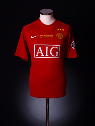 Man Utd 2008 Champions League Final Shirt Bargain Football Shirts