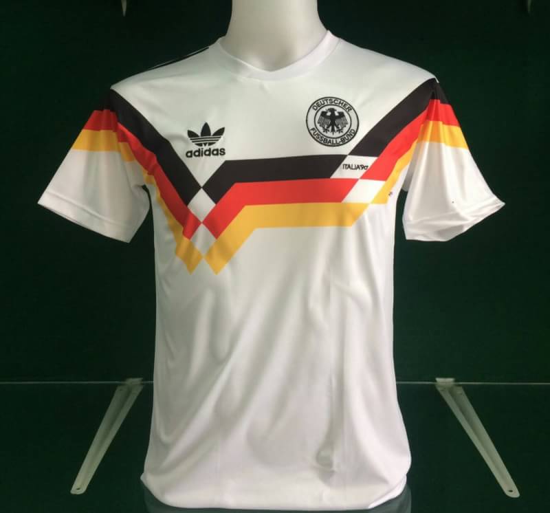 RetroJerseyBoutique Germany 1990 Retro Shirt Classic Jersey Matthäus Völler Klinsmann