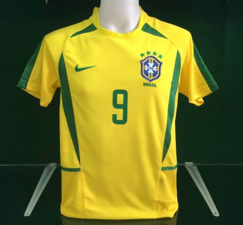 Ronaldo Brazil Home Shirt 2002 - Bargain Football Shirts