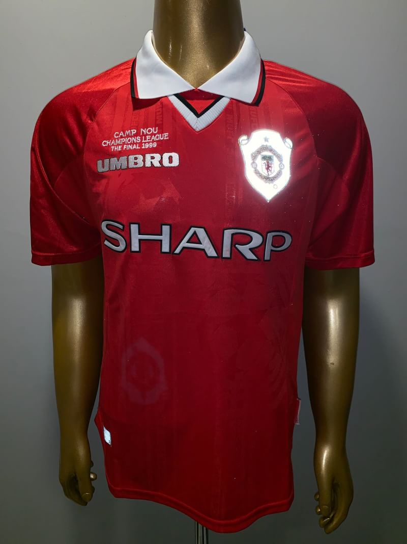 Manchester United 1999 Champions League Final Shirt - Bargain Football ...