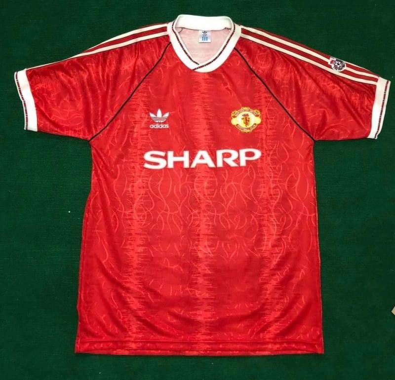 Manchester United 90/92 Home Shirt - Bargain Football Shirts