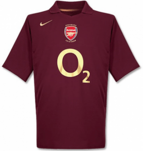 jersey arsenal 2005