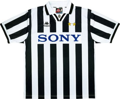 Kit und Zahlen Offiziellen Juventus Home 1995-1996 Numbers And Namesets 