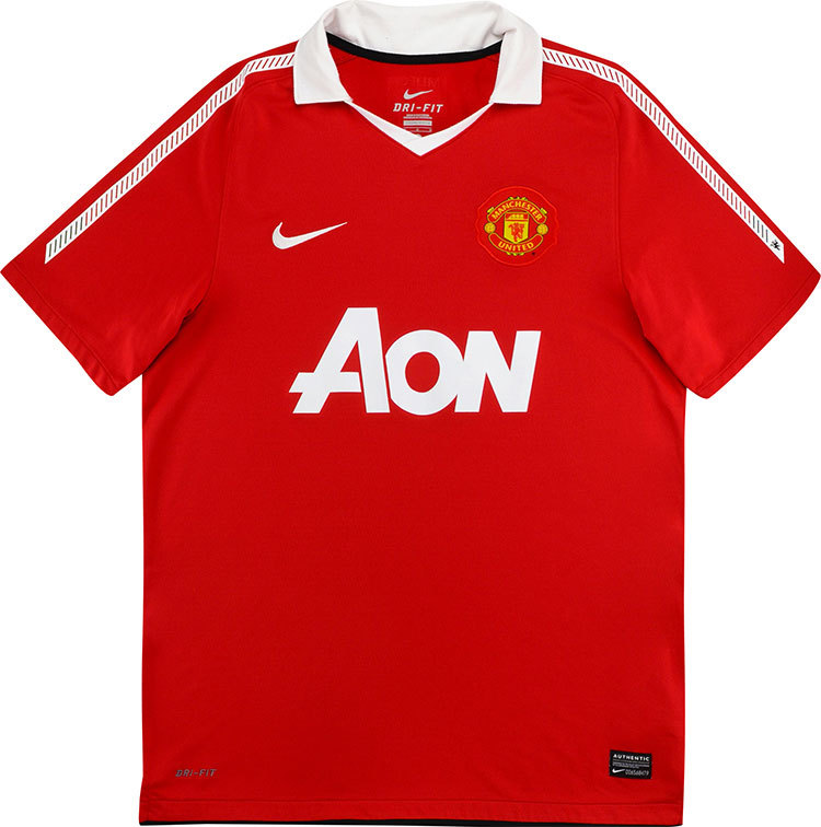 Manchester United Home Shirt 2010/11 - Bargain Football Shirts