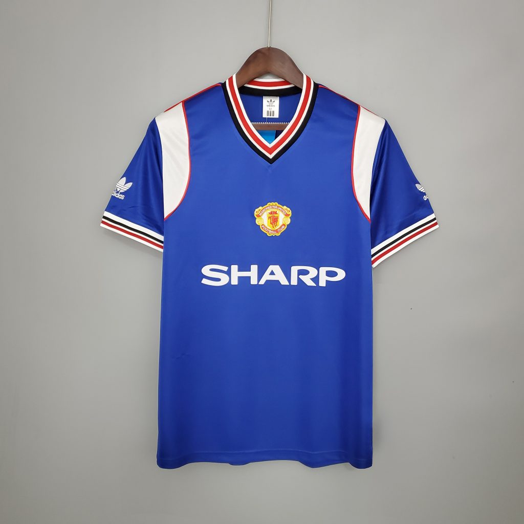 Manchester united fc 1984 adidas originals home jersey online