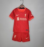 Kids Liverpool 21/22 Home Kit