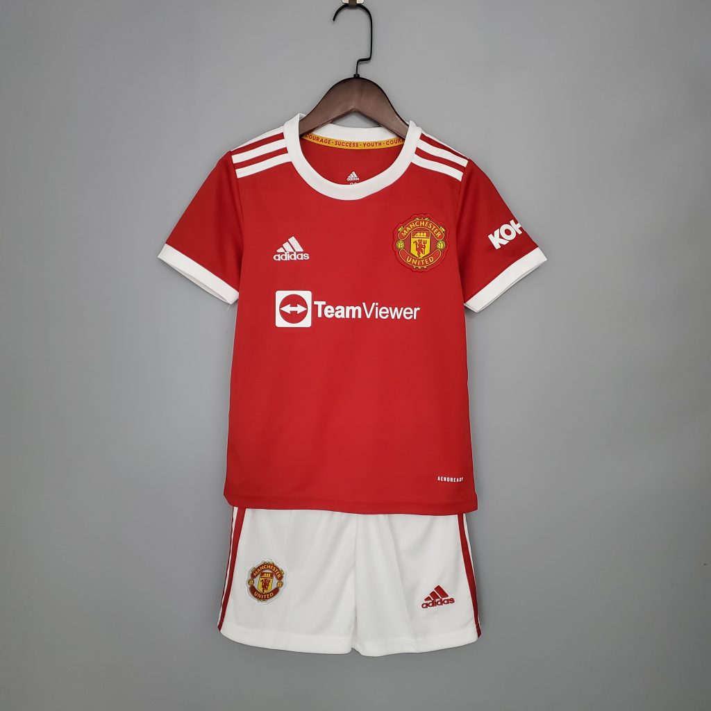 Kids Manchester United 21/22 Kit - Bargain Football Shirts
