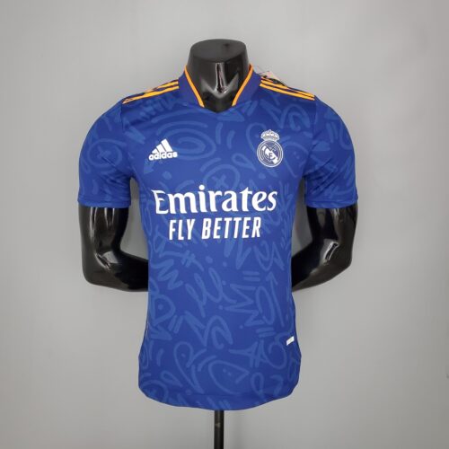 Adidas Real Madrid 22/23 Away Jersey Men's Sports Soccer Top Light Purple  H18489