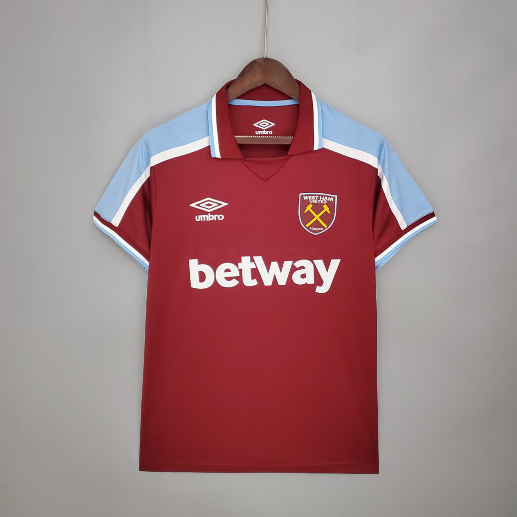 West Ham 21/22 Home Shirt Bargain Football Shirts