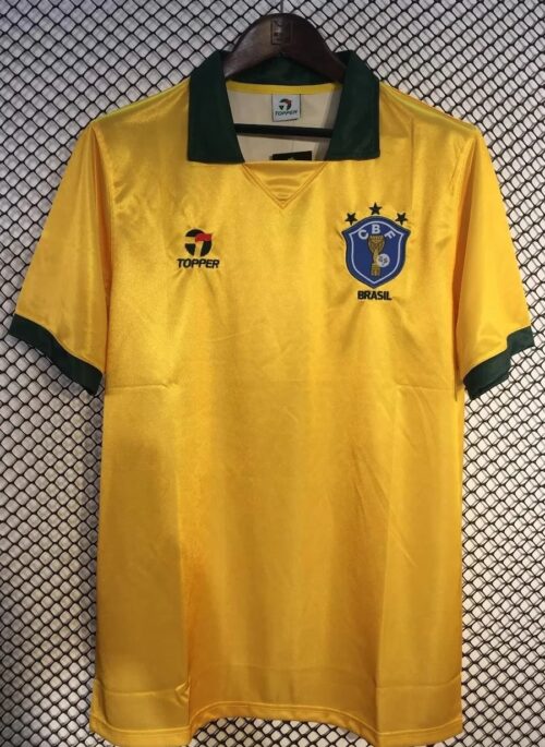 Topper Brazil 1988-1990 Home Jersey S/S - USED Condition (Great) - Size XL
