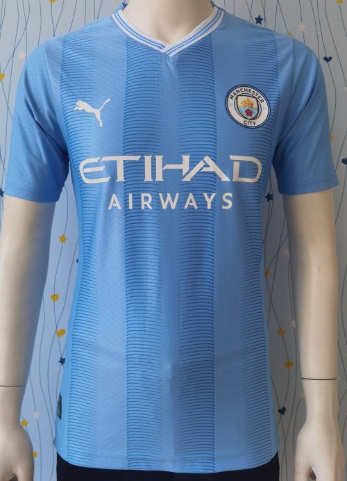 Man City Home Shirt 23/24 - Bargain Football Shirts