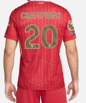 Liverpool 24/25 Home Shirt CHAMPIONS 25
